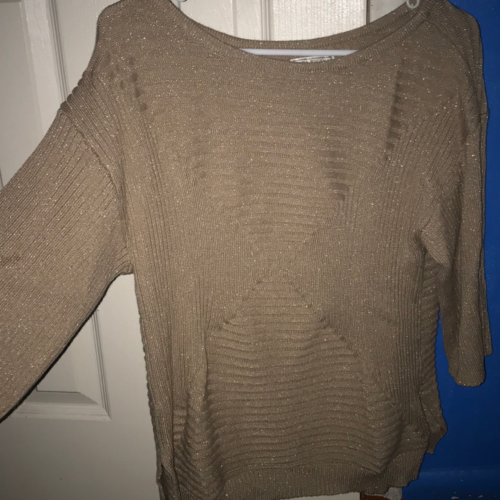 Golden sparkly sweater